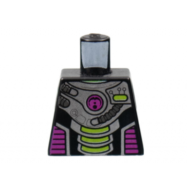 torso alien conquest alien three lime bars pattern