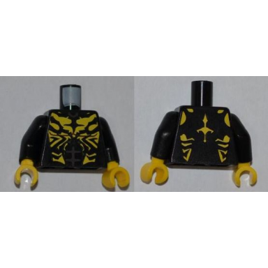 black torso sw savage opress pattern black arms yellow hands