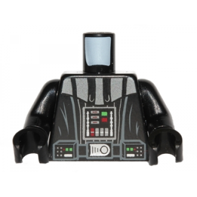 black torso sw darth vader imperial star destroyer pattern black arms black hands