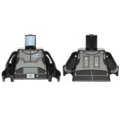 black torso sw imperial agent with armor vest pattern agent kallus black arms black hands