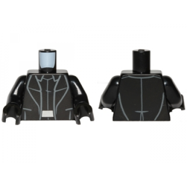 black torso sw black shirt and coat pattern general hux black arms black hands