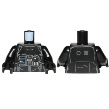 black torso sw first order tie fighter pilot pattern black arms black hands