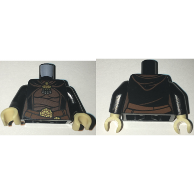 black torso sw female luminara unduli brown waist sash pattern black arms tan hands