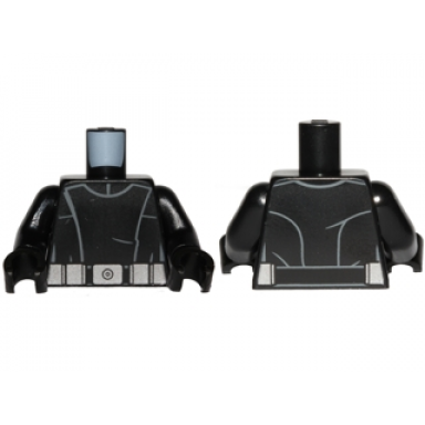 black torso sw imperial death star trooper pattern black arms black hands