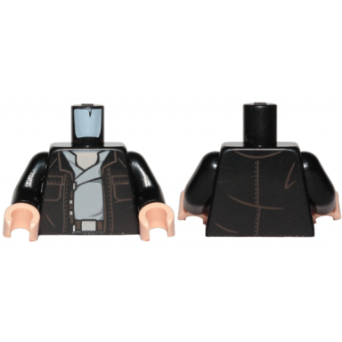 black torso sw open jacket with pockets and light bluish gray open shirt pattern poe dameron black arms light nougat hands