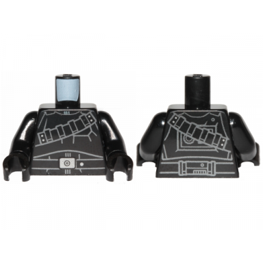 black torso sw armor stormtrooper diagonal ammo belt pattern inferno squad agent black arms black hands
