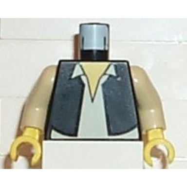 black torso sw vest and white shirt pattern han solo tan arms yellow hands