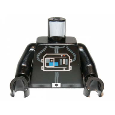 black torso sw tie pilot pattern black arms black hands