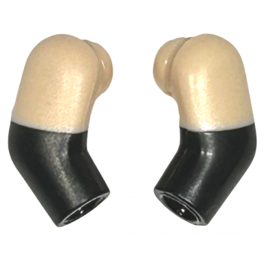 arm matching left and right pair with molded light nougat short sleeves pattern