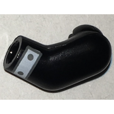 black arm left with white cuff pattern