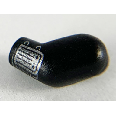 black arm left with silver cuff pattern