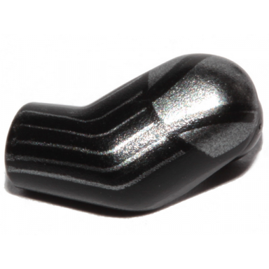 black arm left with dark silver armor and stripes pattern