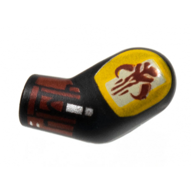 black arm left with mandalorian armor pattern
