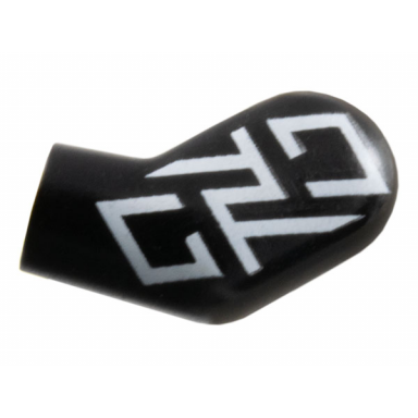 black arm left with white stylized oso pattern