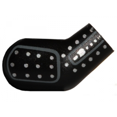 black arm right with silver studs pattern