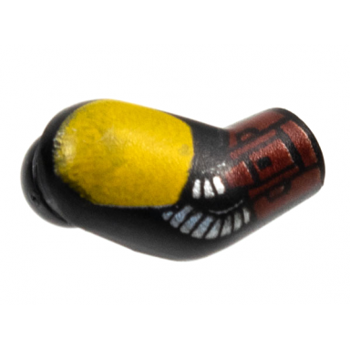 black arm right with mandalorian armor pattern