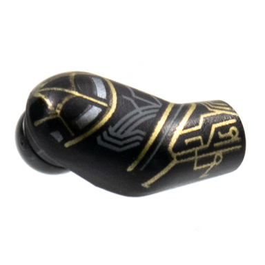 black arm right with gold and dark bluish gray circuitry pattern