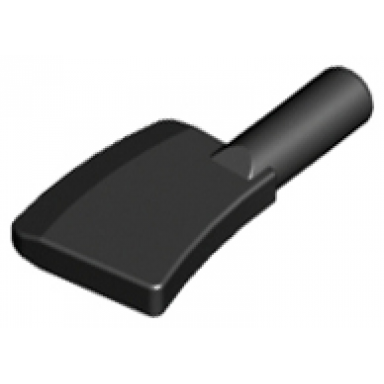 black minifigure utensil cleaver