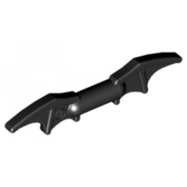 black minifigure weapon batman batarang 2 bat wings with bar in middle