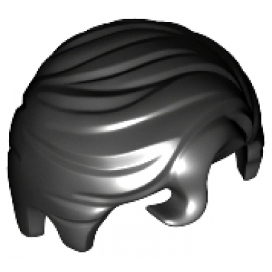 minifigure hair swept right with front curl