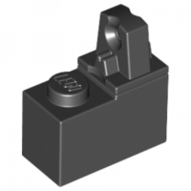 hinge brick 1 x 2 locking with 1 finger top