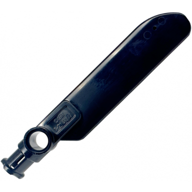 black technic rotor blade small with axle and pin connector end