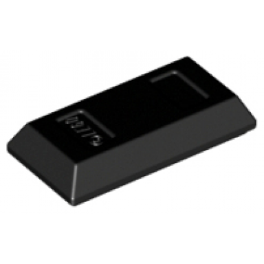 black minifigure utensil ingot bar