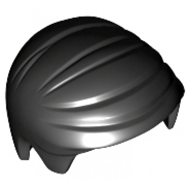 minifigure hair short combed sideways part left
