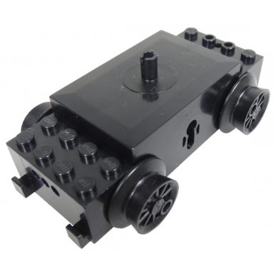 electric train motor 12v with wheels type ii with 3 round contact holes
