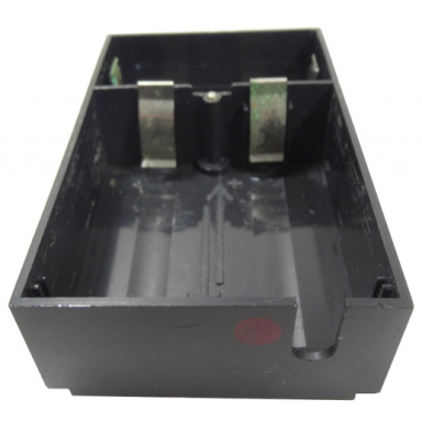 electric 4.5v battery box 6 x 11 x 3 type ii bottom with red dot pattern