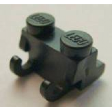 black technic link chain large with studs