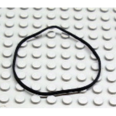 black rubber band extra large square cross section