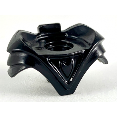 black minifigure armor breastplate with shoulder protection