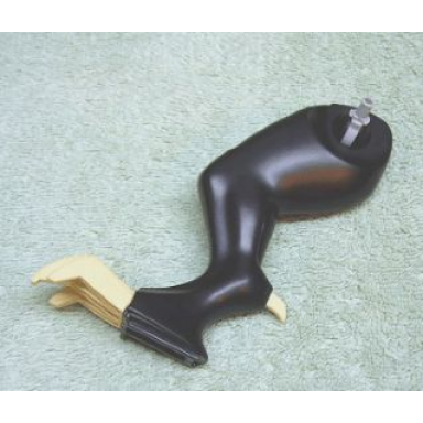 black dinosaur leg large rear with tan claws pattern - right