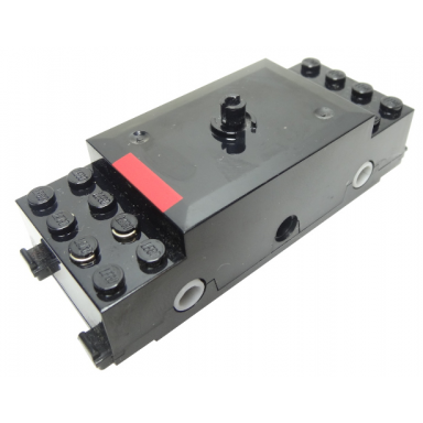 black electric train motor 9v rc train with red stripe pattern