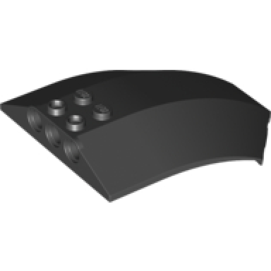 windscreen 8 x 6 x 2 curved sloped sides