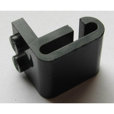 black plate modified 1 x 2 with steam engine cylinder round surfaces