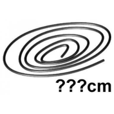 black string cord thin undetermined length
