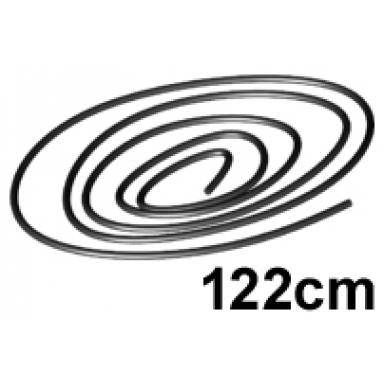 black string cord thin 122cm