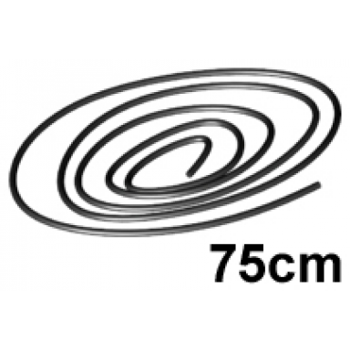 black string cord thin 75cm