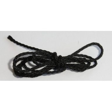 black string cord medium thickness 50cm