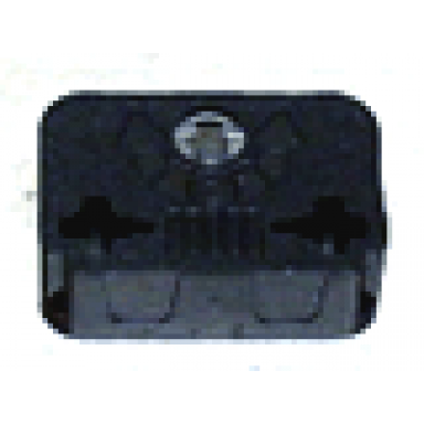 black technic axle connector rectangular triple spring-loaded