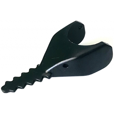 black shark head sawfish with debossed eyes