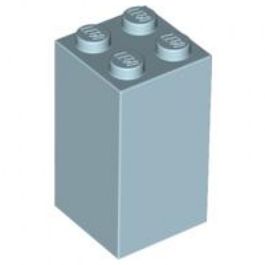 light blue brick 2 x 2 x 3