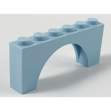 light blue arch 1 x 6 x 2 - thick top with reinforced underside