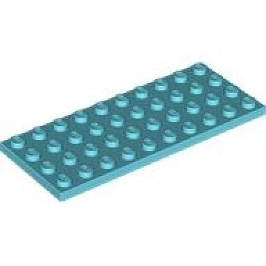 sky blue plate 4 x 10