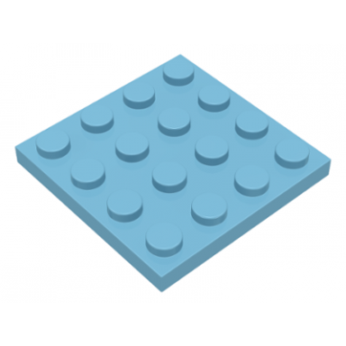 sky blue plate 4 x 4
