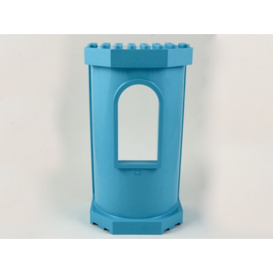 sky blue belville wall tower with window