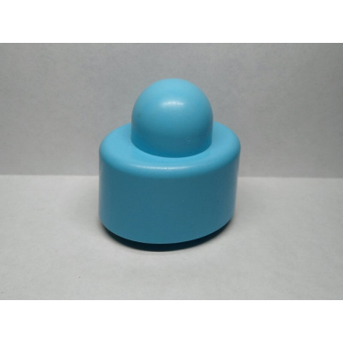 sky blue primo brick 1 x 1 oval