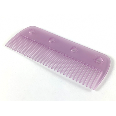 trans-light purple clikits hair accessory comb with 4 holes